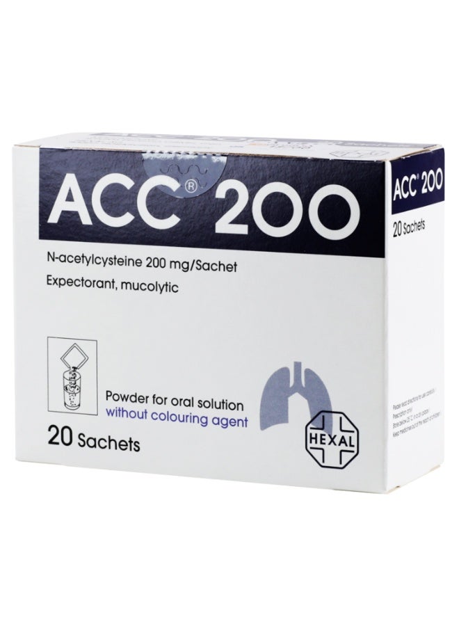 مسحوق محلول فموي 200 ملغ 3 غرام كيس 20